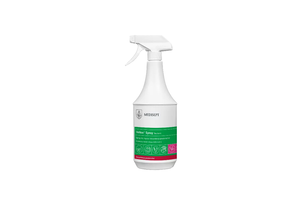 Velox Spray Neutral Dezynfekcja powierzchni 1L TeaTonic