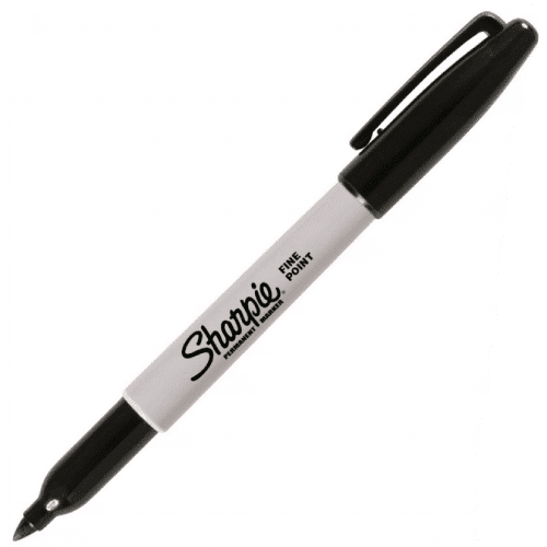 Marker czarny cienki